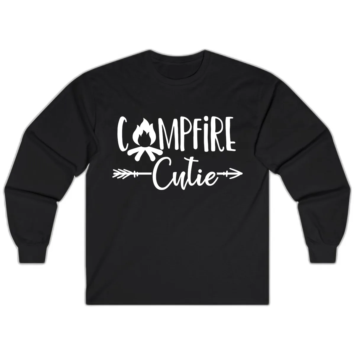 Campfire Cutie Long Sleeve in Black
