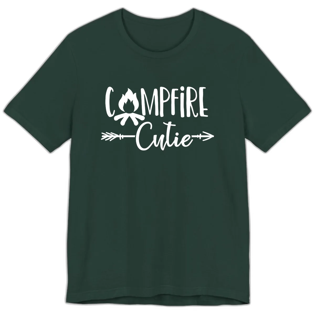 Campfire Cutie Premium T-Shirt in Forest