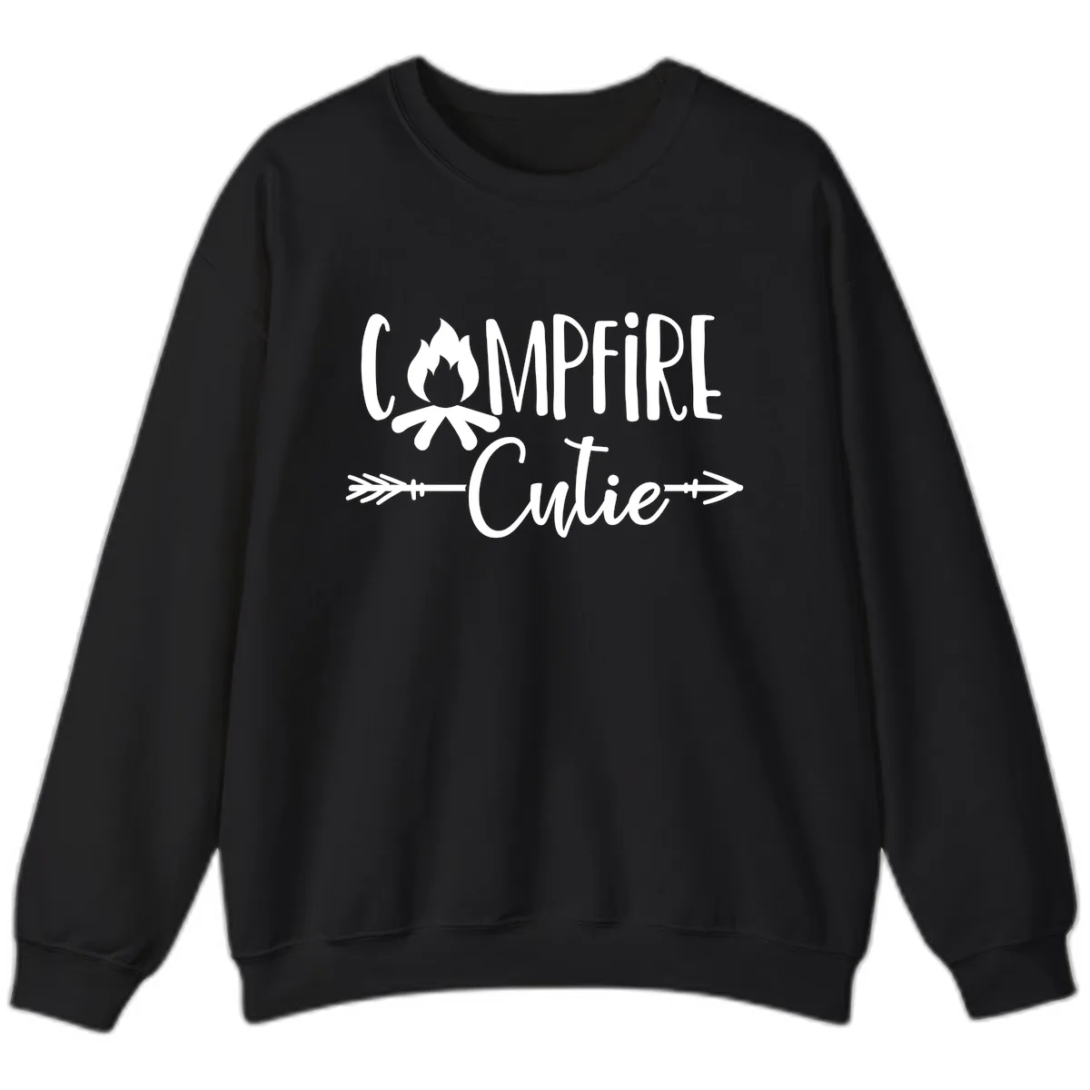 Campfire Cutie Sweatshirt in Black