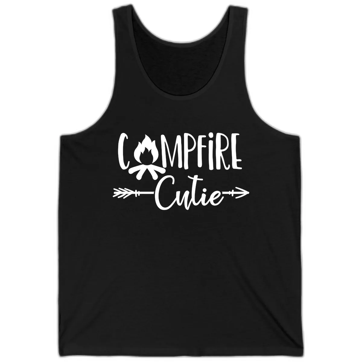 Campfire Cutie Tank in Black