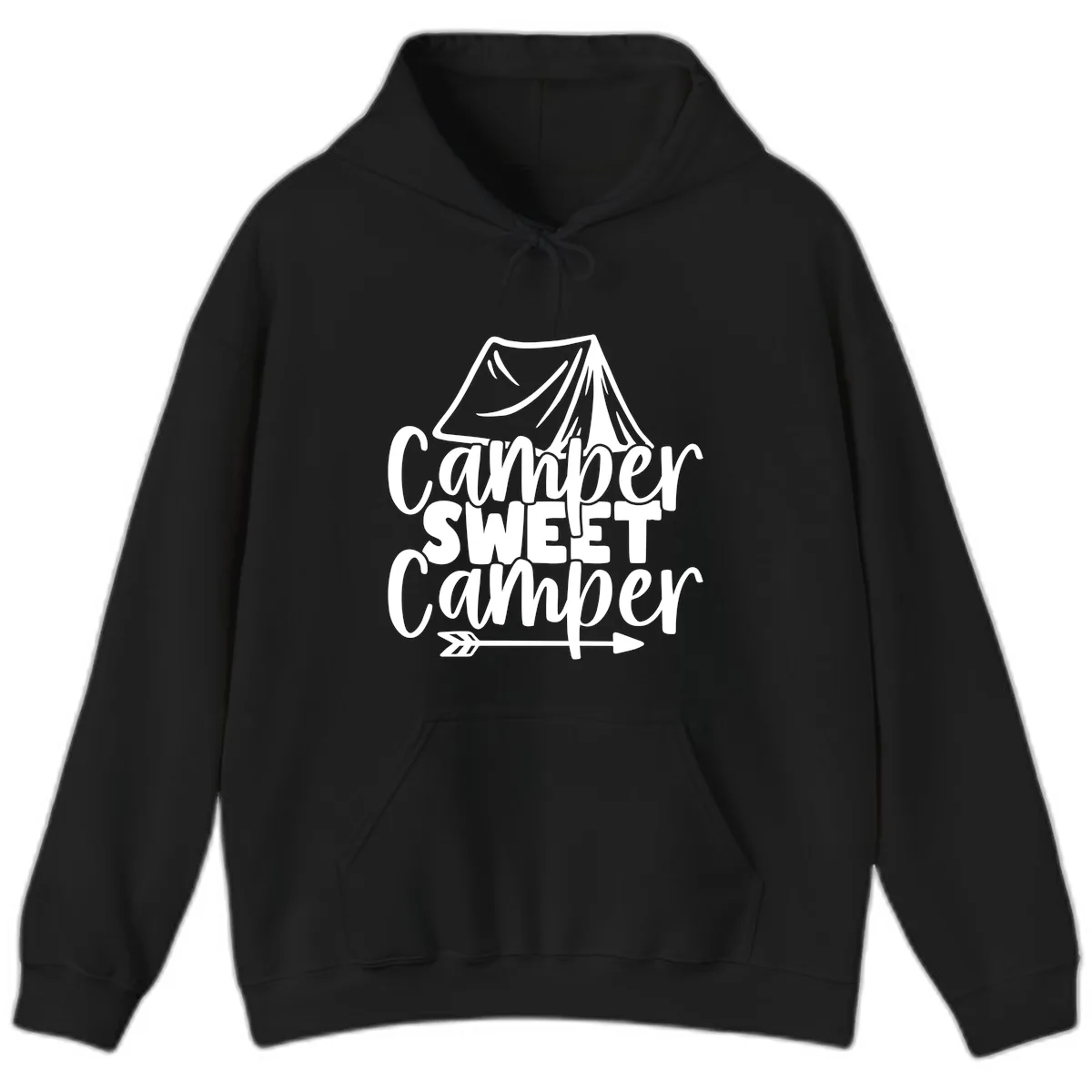 Camper Sweet Camper Hoodie in Black