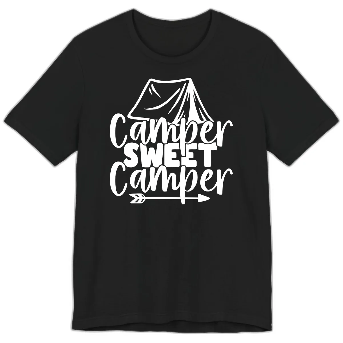 Camper Sweet Camper Premium T-Shirt in Black
