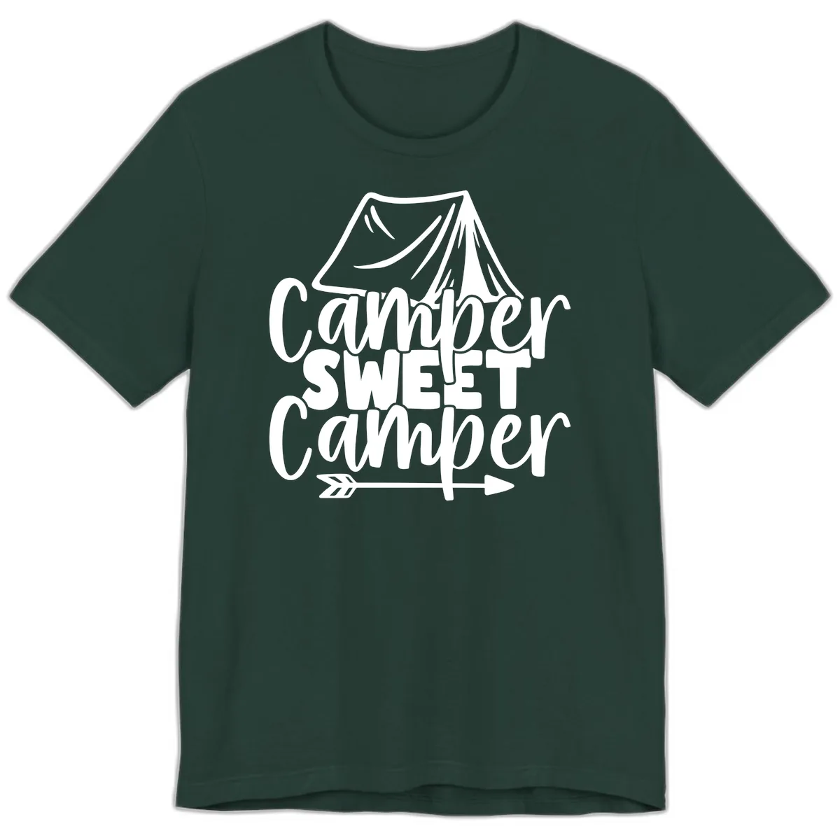 Camper Sweet Camper Premium T-Shirt in Forest