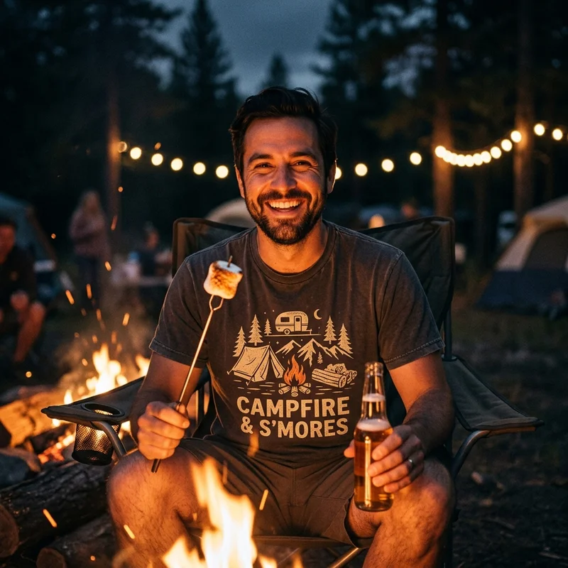 Campfire & S'mores Shirts | Camp Life Shirts