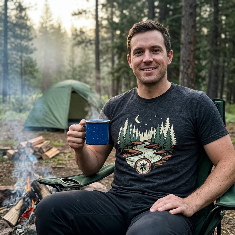 Premium Camping Tees | Camp Life Shirts