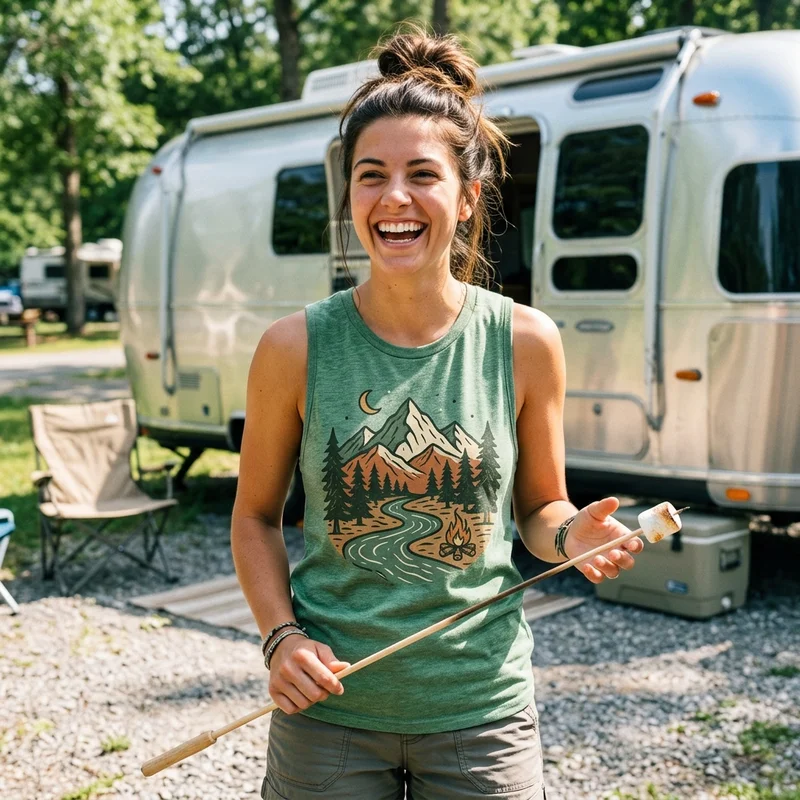 Camping Tank Tops | Camp Life Shirts