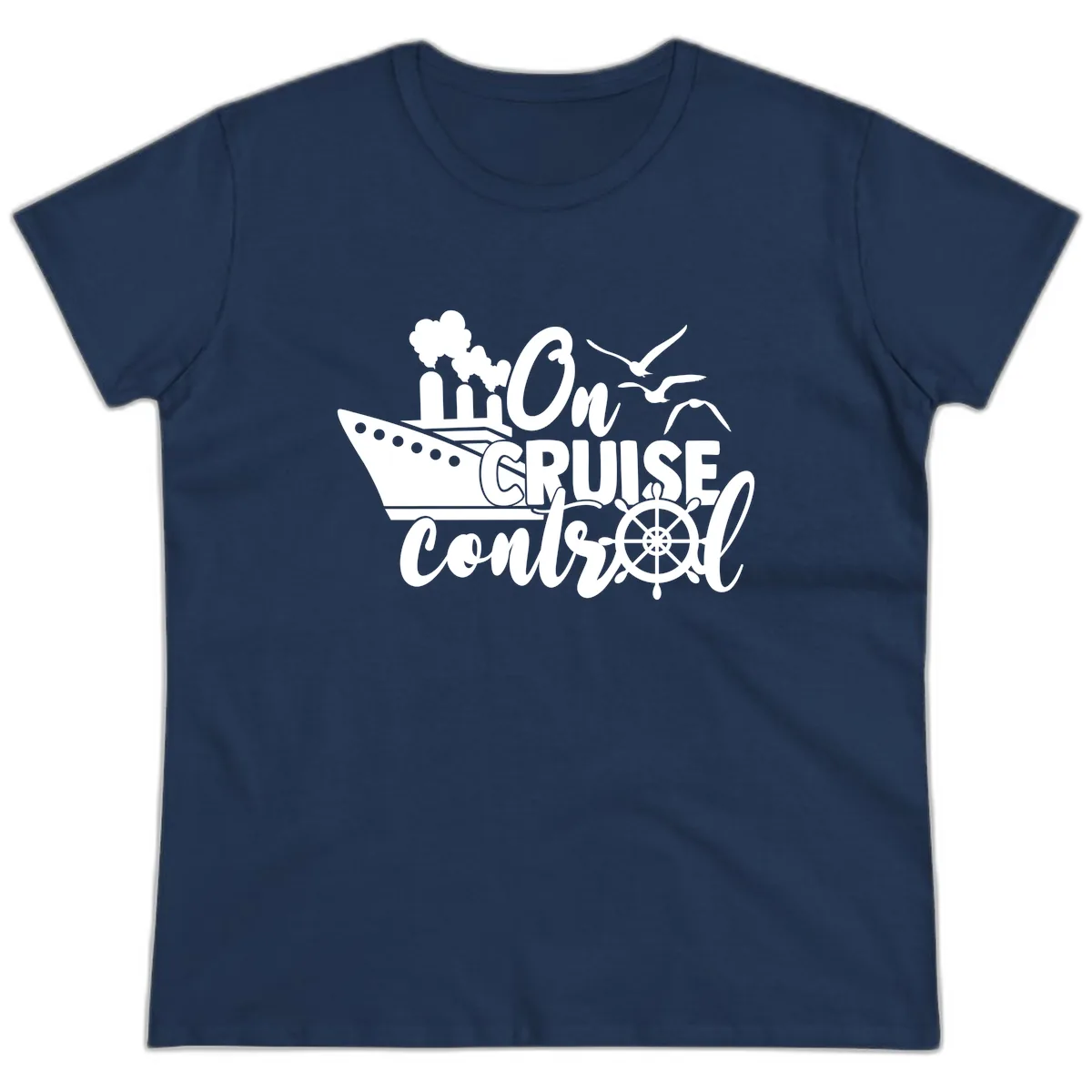 On Cruise Control Ladies Tee in Navy