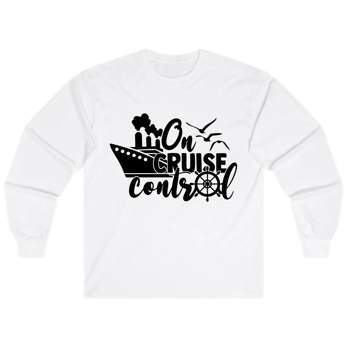On Cruise Control Long Sleeve in White