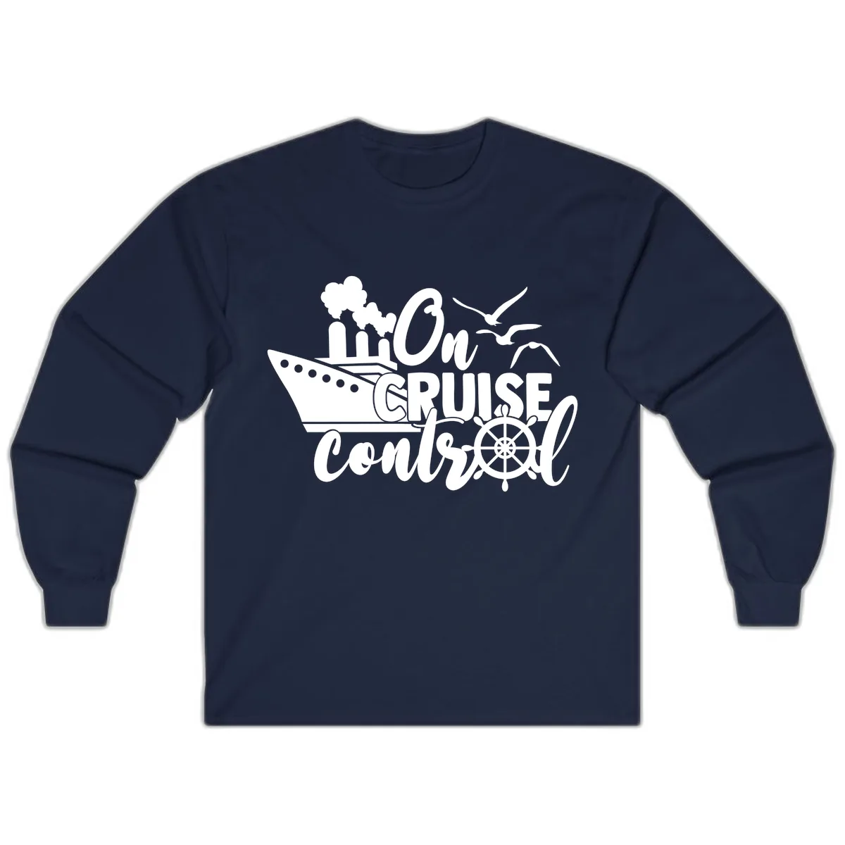 On Cruise Control Long Sleeve in Navy