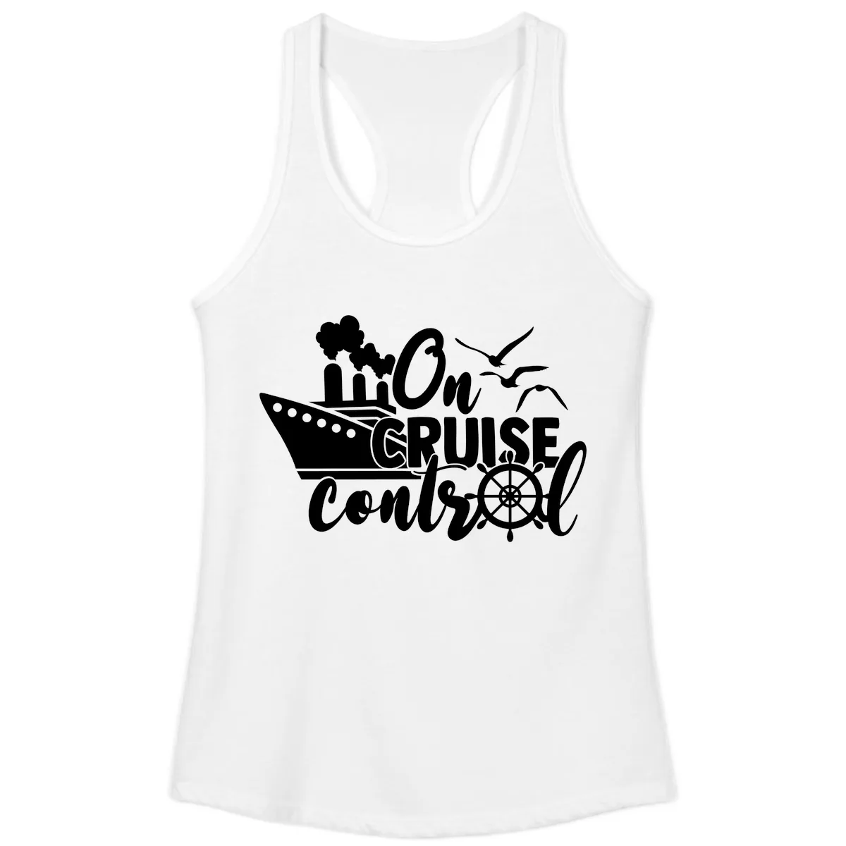 On Cruise Control Ladies Tank in White
