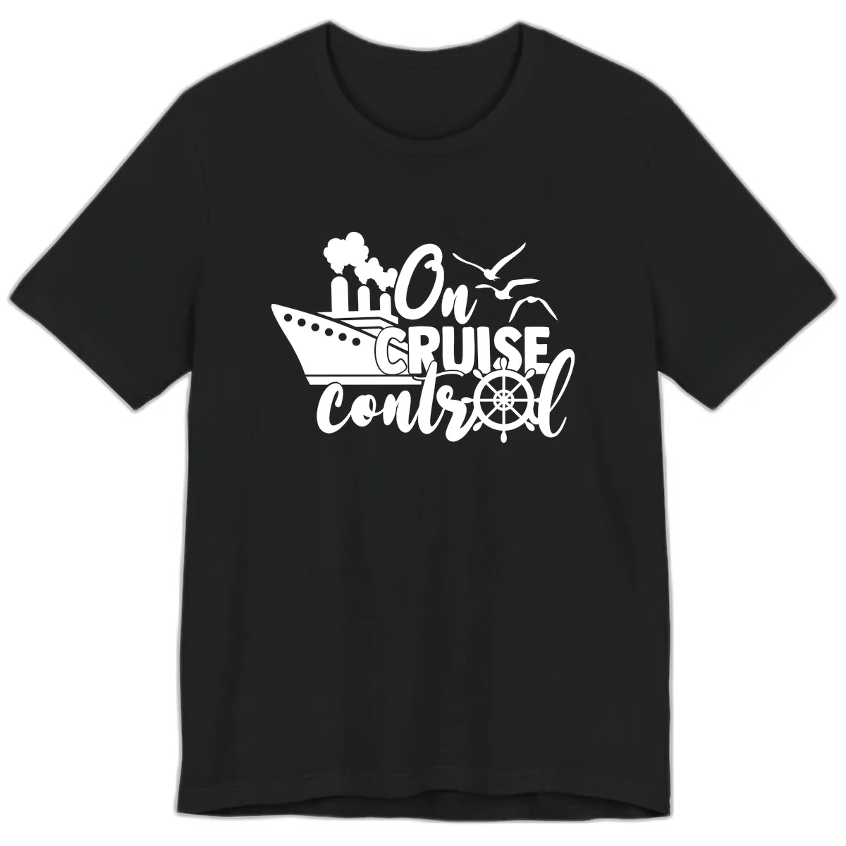 On Cruise Control Premium T-Shirt in Black