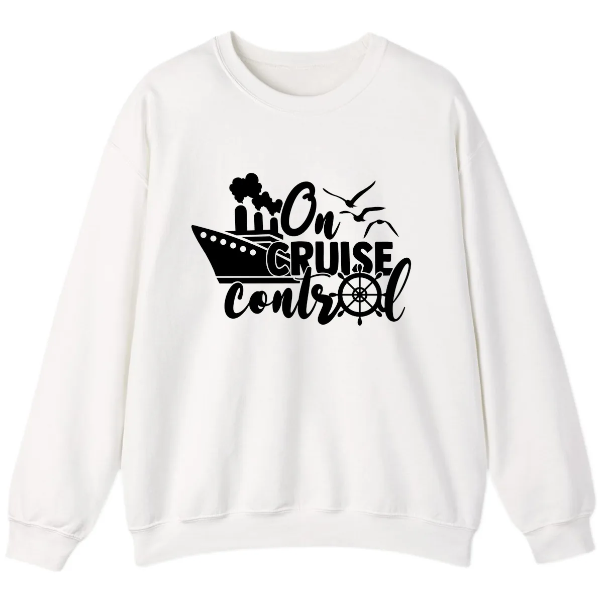 On Cruise Control Sweatshirt in White