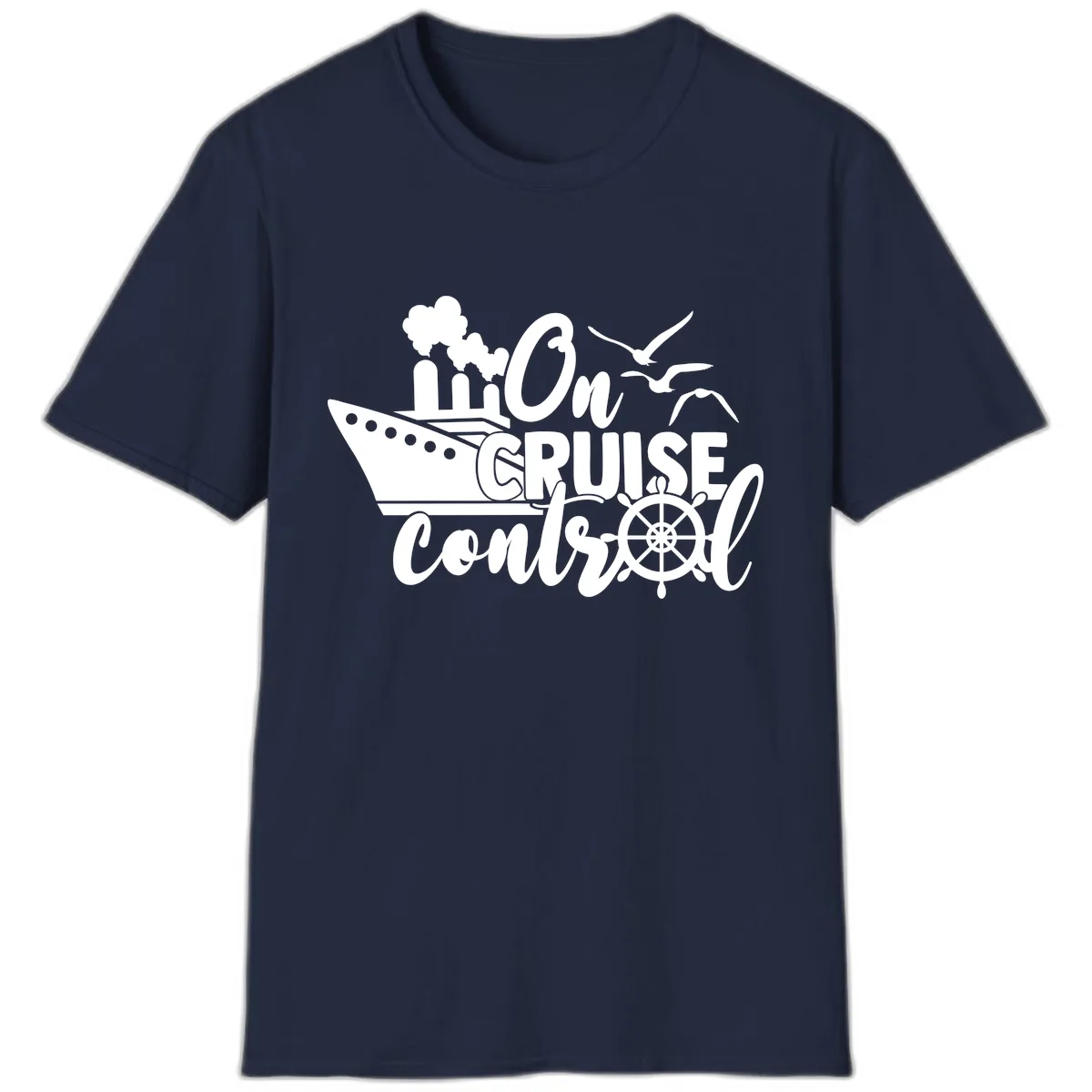 On Cruise Control T-Shirt in Navy