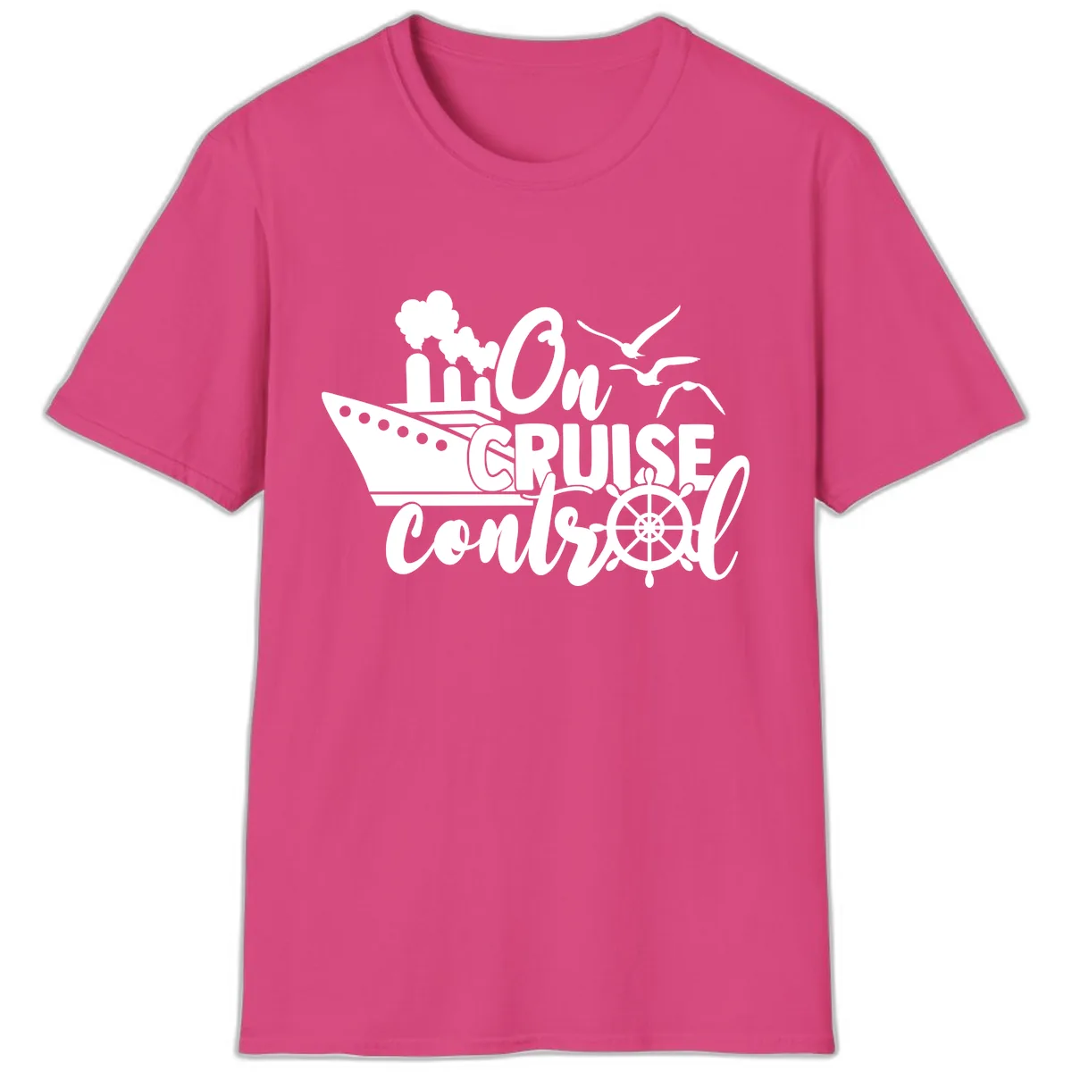 On Cruise Control T-Shirt in Heliconia