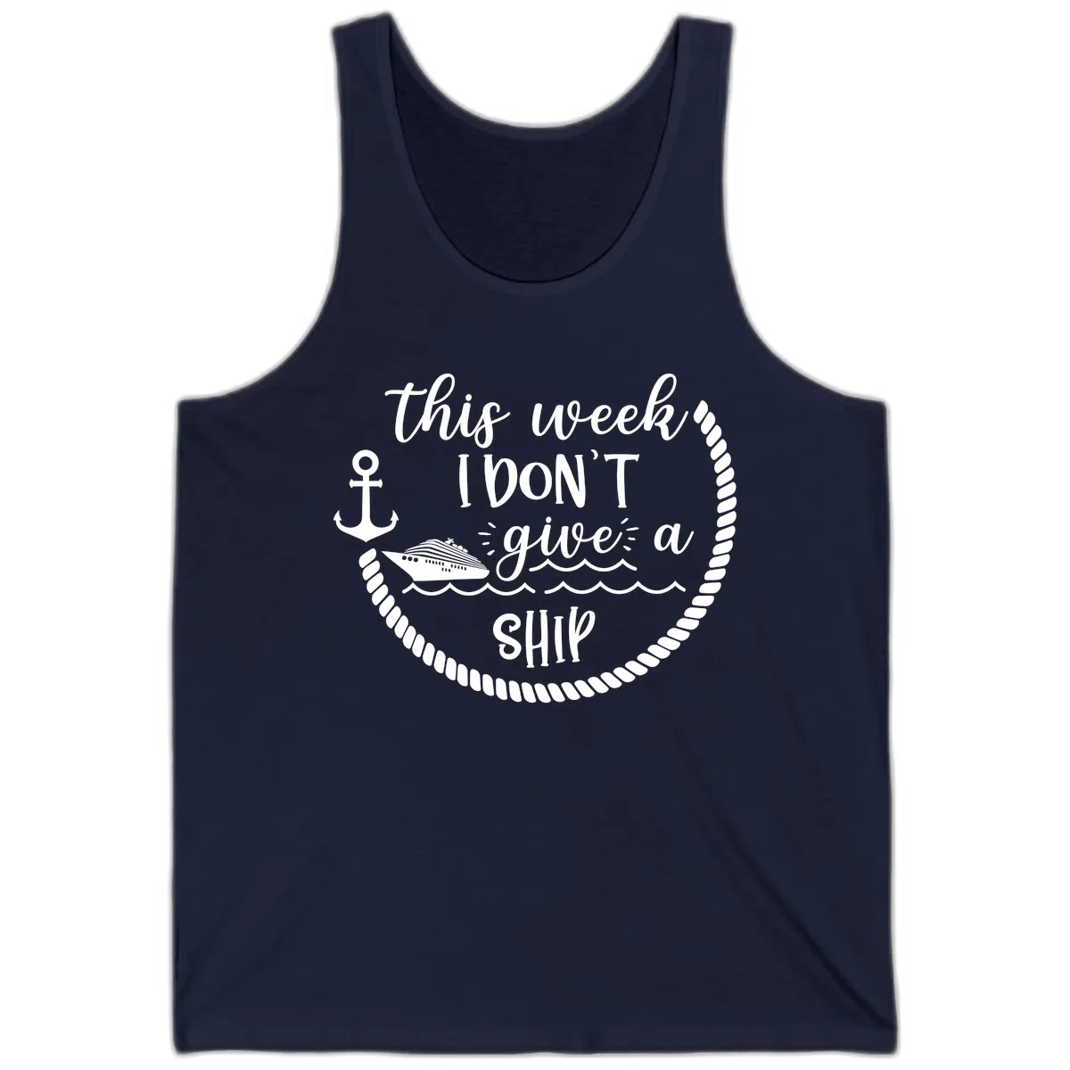 This Week I Don't Give A Ship Tank in Navy