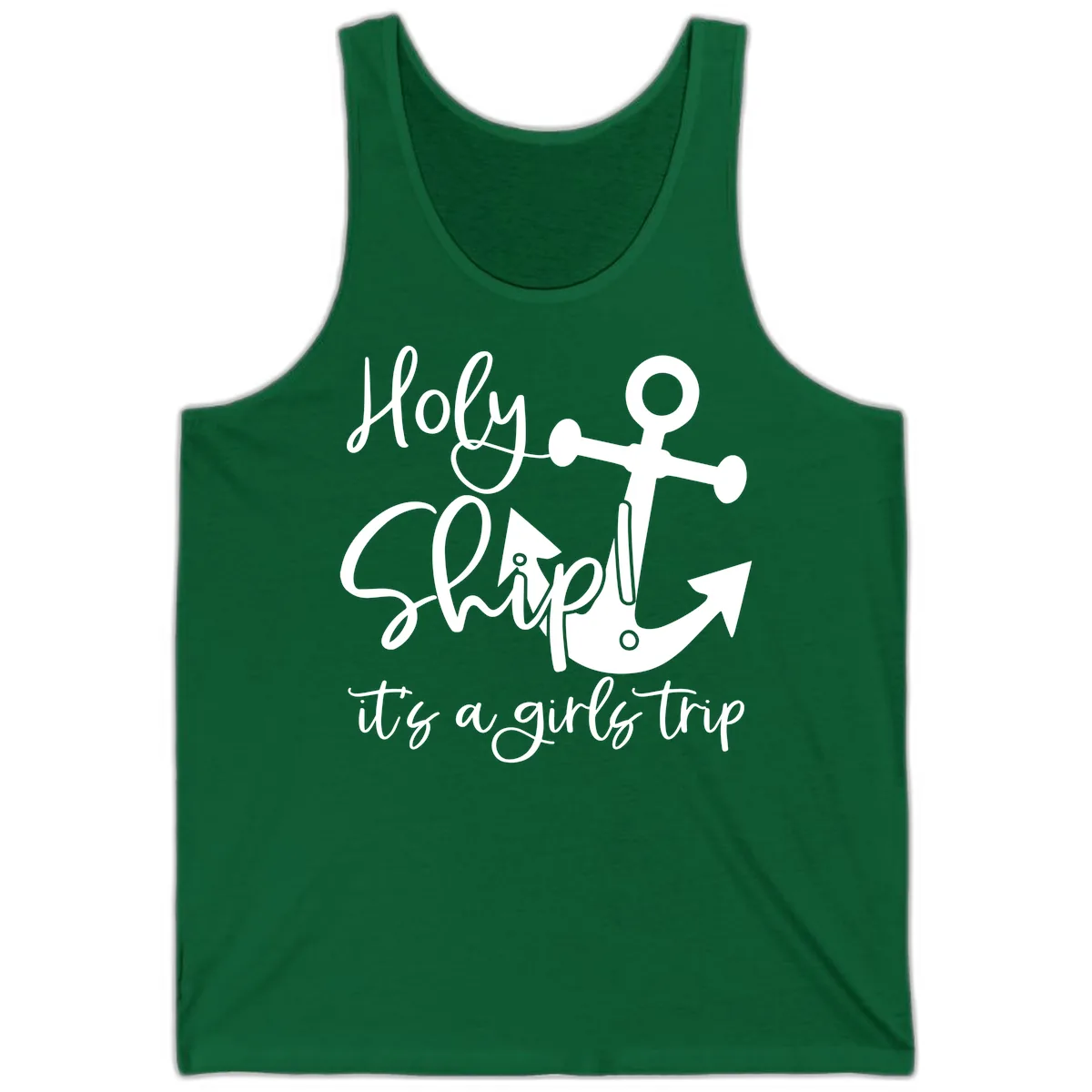 Holy Ship Girls Trip Anchor Tank in Kelly