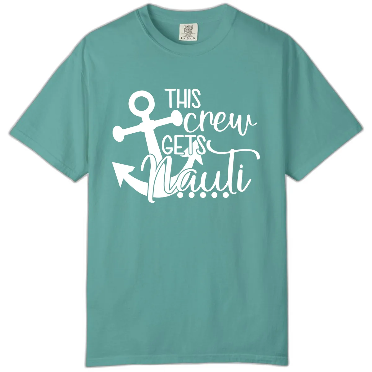 This Crew Gets Maui Comfort Color in Seafoam