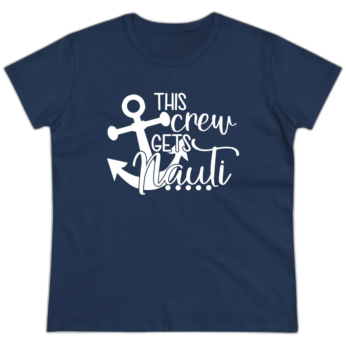 This Crew Gets Maui Ladies Tee in Navy