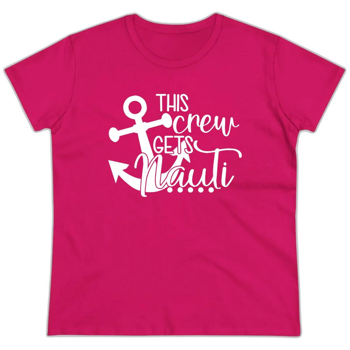 This Crew Gets Maui Ladies Tee in Heliconia