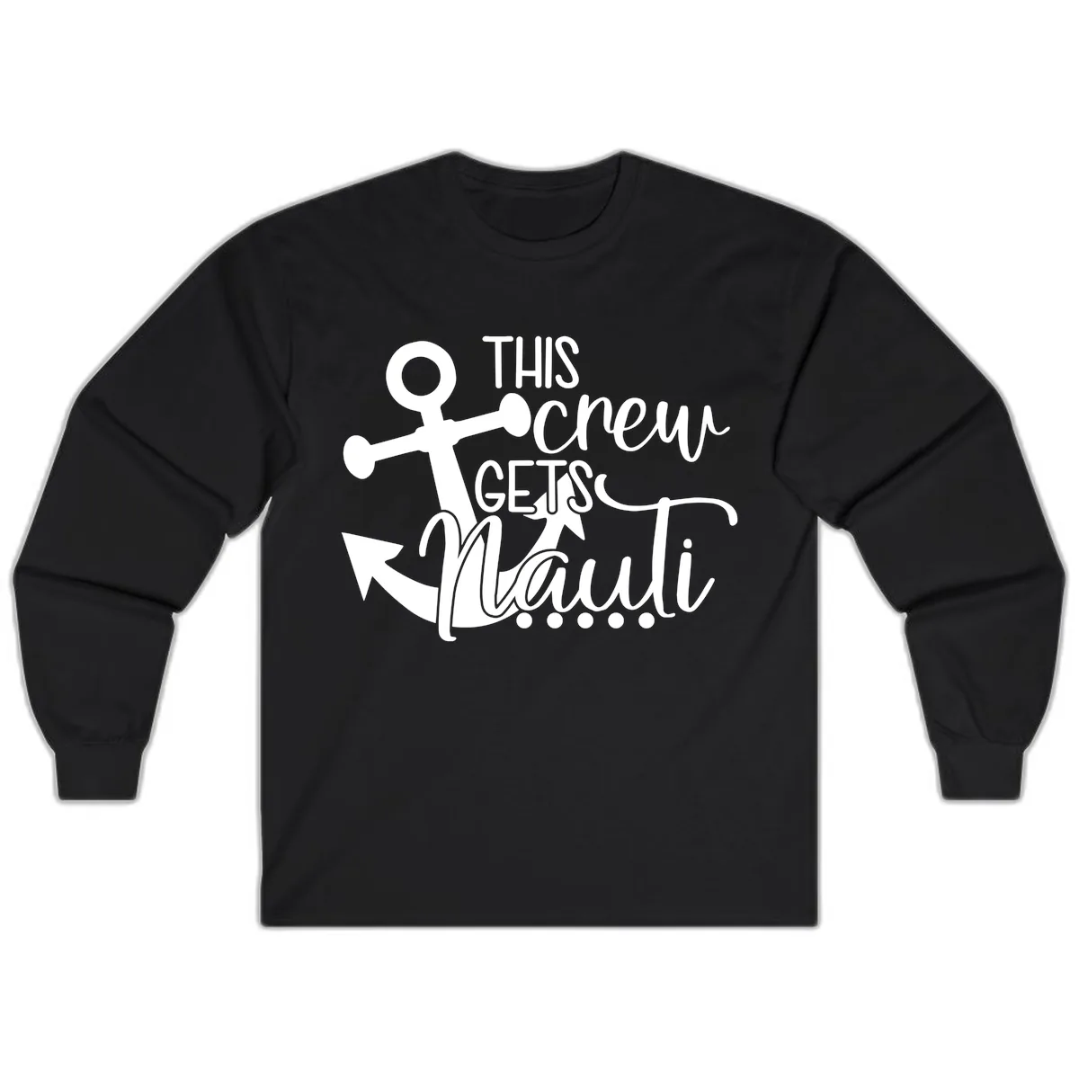 This Crew Gets Maui Long Sleeve in Black