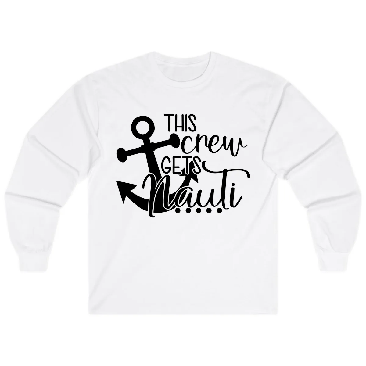 This Crew Gets Maui Long Sleeve in White