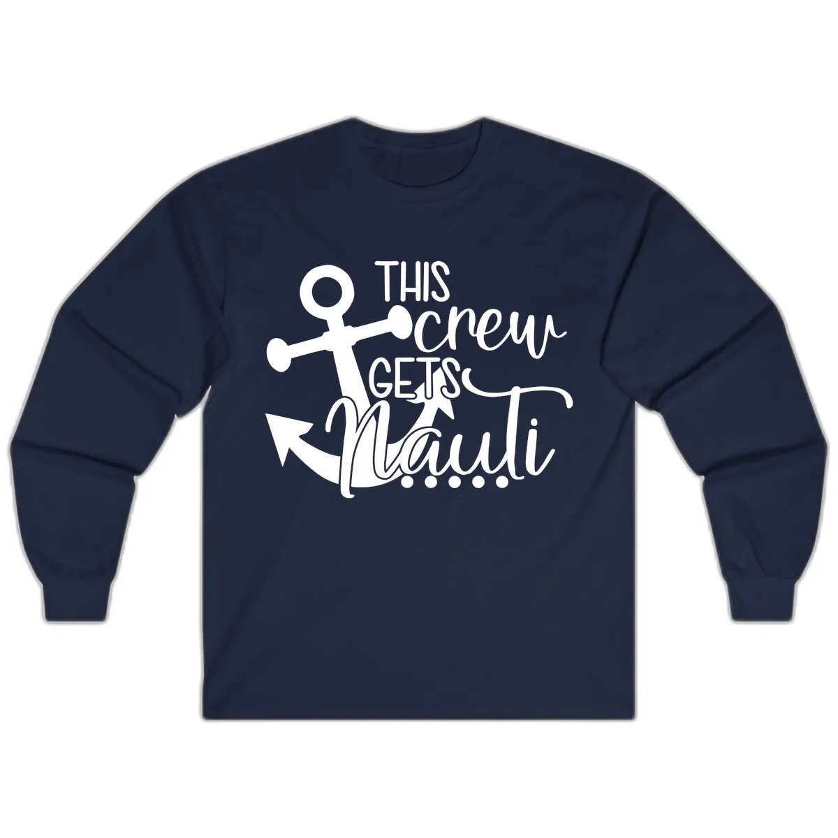 This Crew Gets Maui Long Sleeve in Navy