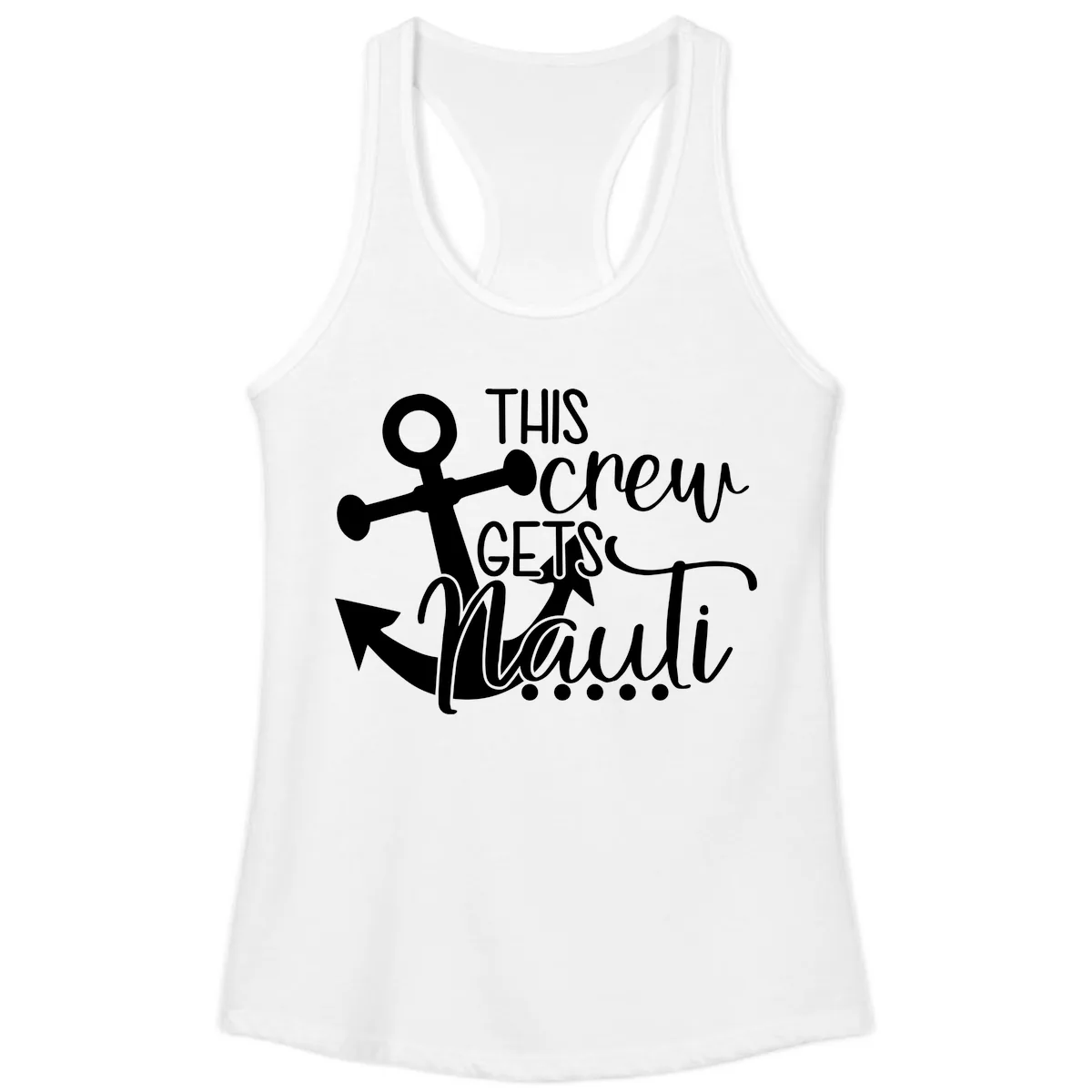 This Crew Gets Maui Ladies Tank in White