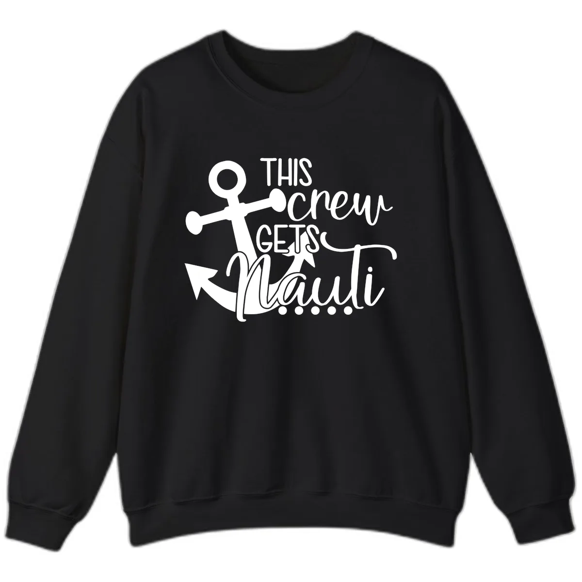 This Crew Gets Maui Sweatshirt in Black