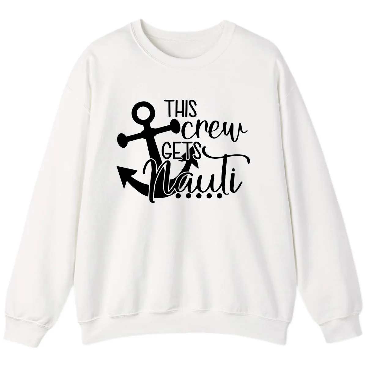 This Crew Gets Maui Sweatshirt in White