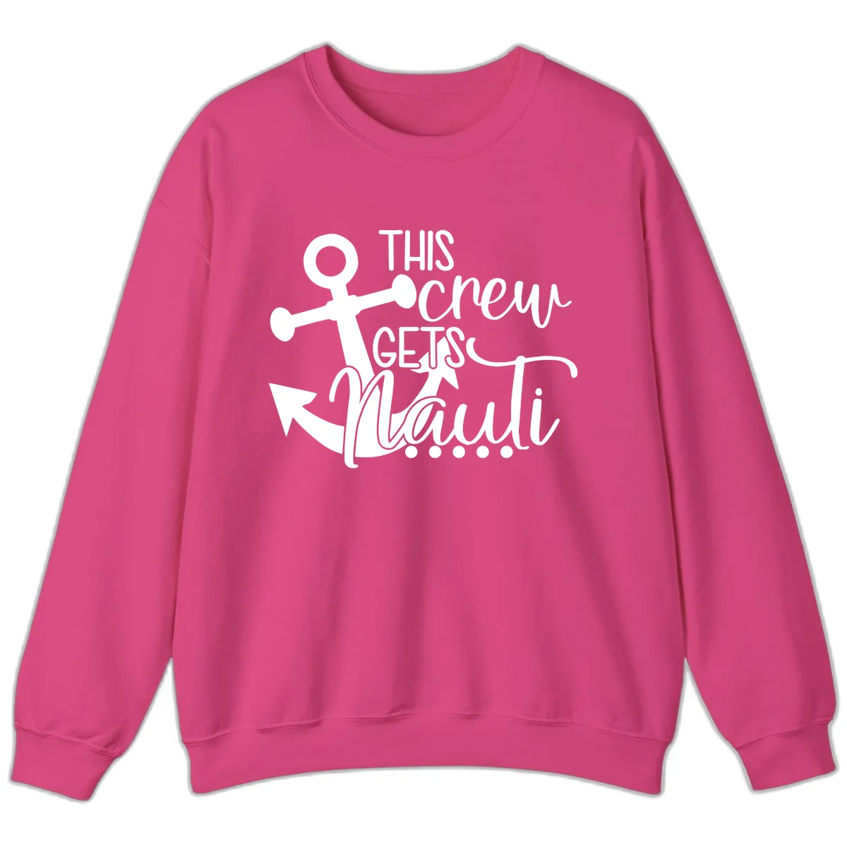 This Crew Gets Maui Sweatshirt in Heliconia