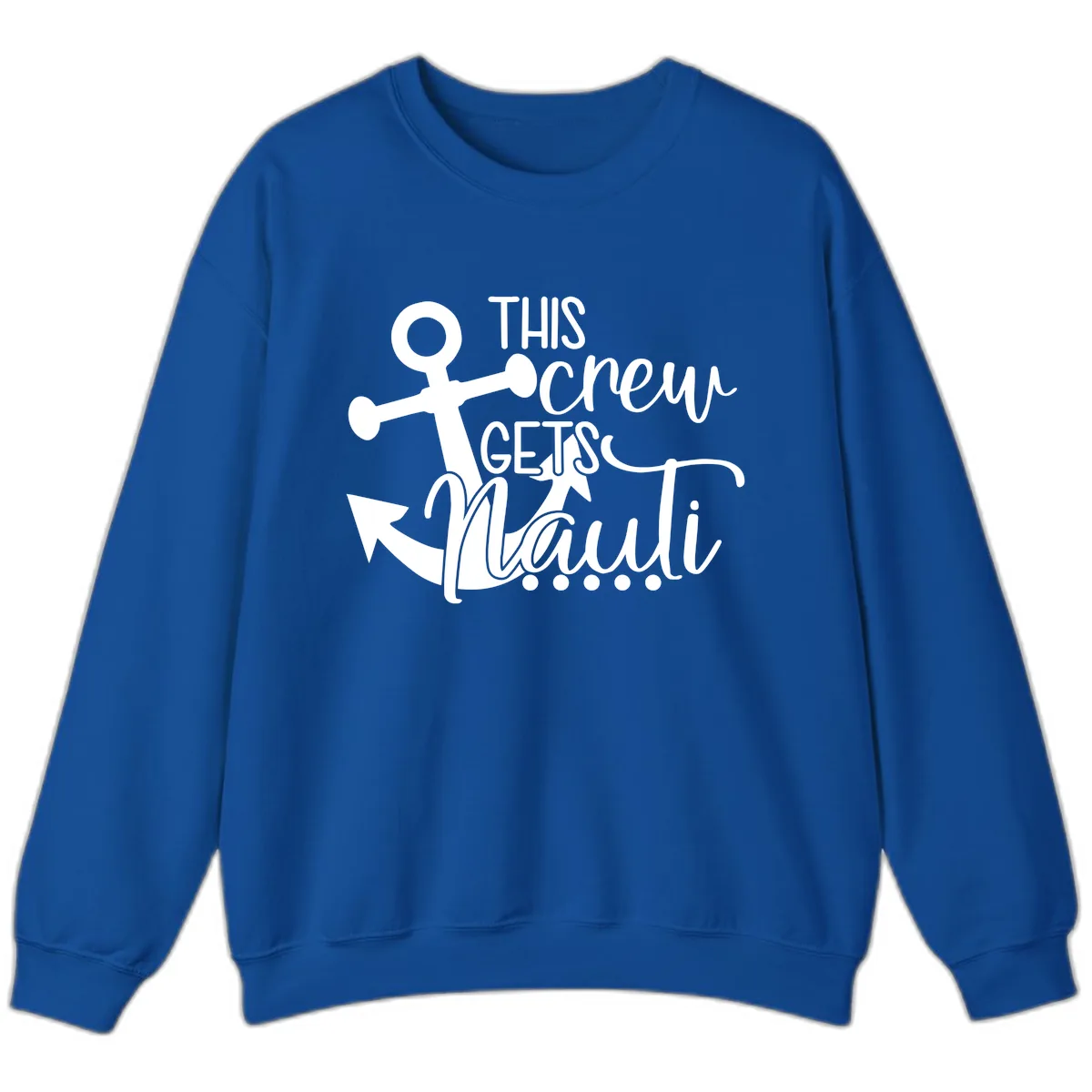 This Crew Gets Maui Sweatshirt in Royal