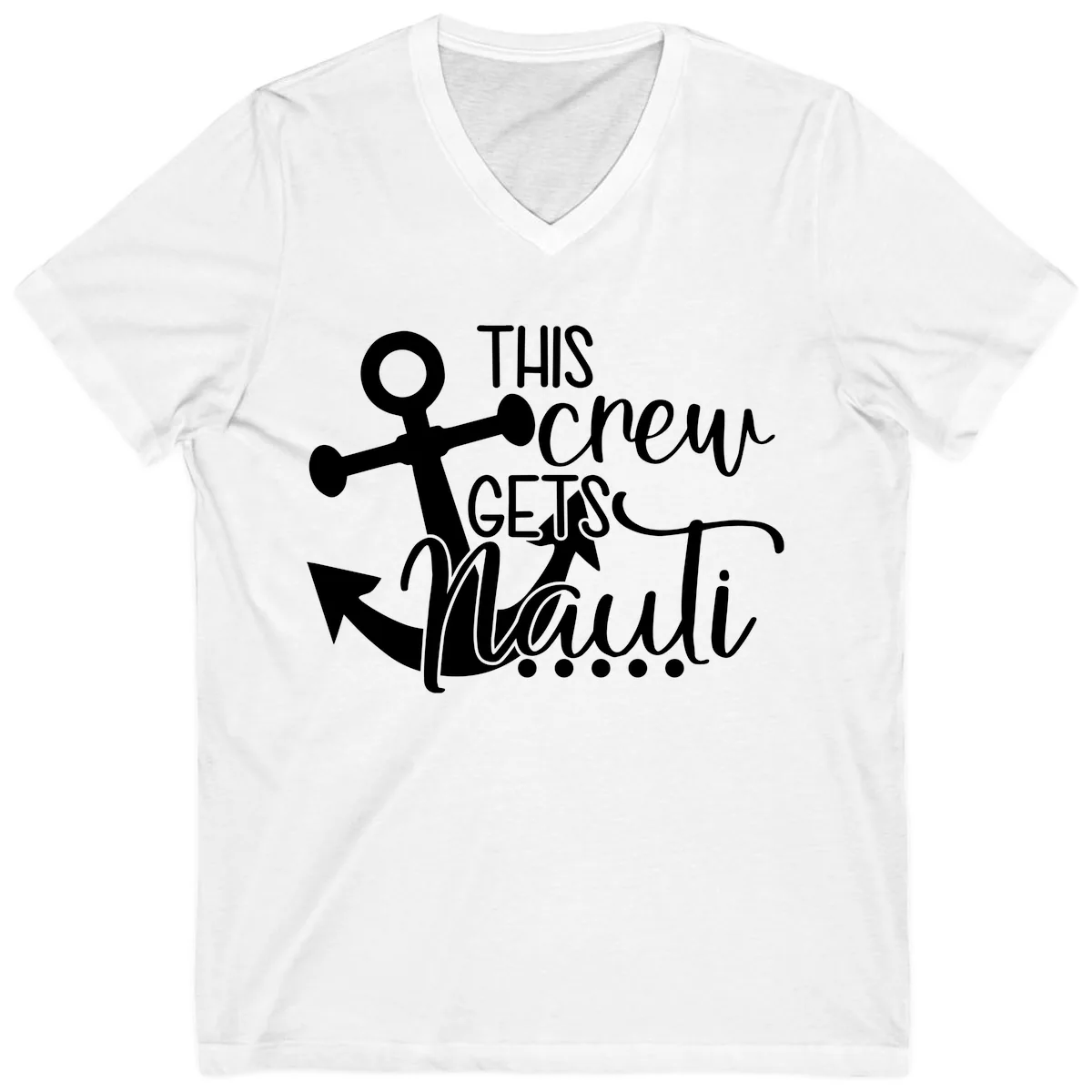 This Crew Gets Maui V-Neck in White