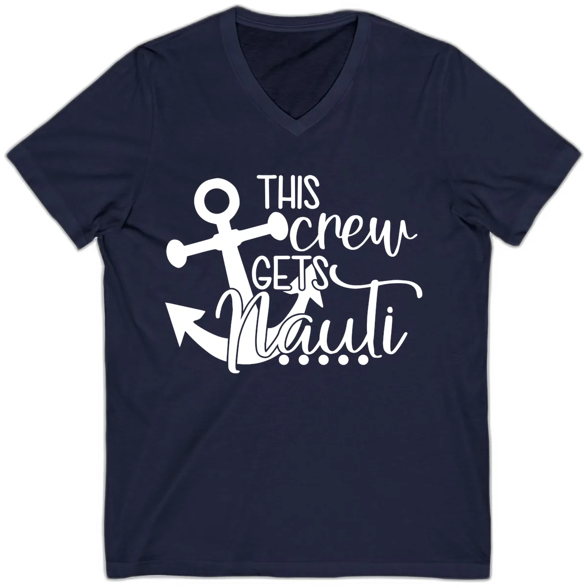 This Crew Gets Maui V-Neck in Navy