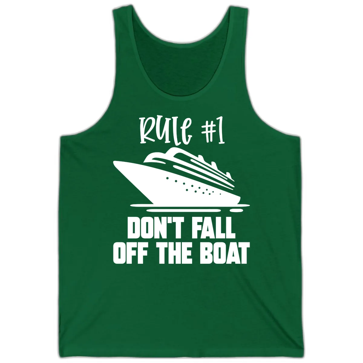 Rule #1 Don't Fall Off The Boat Tank in Kelly