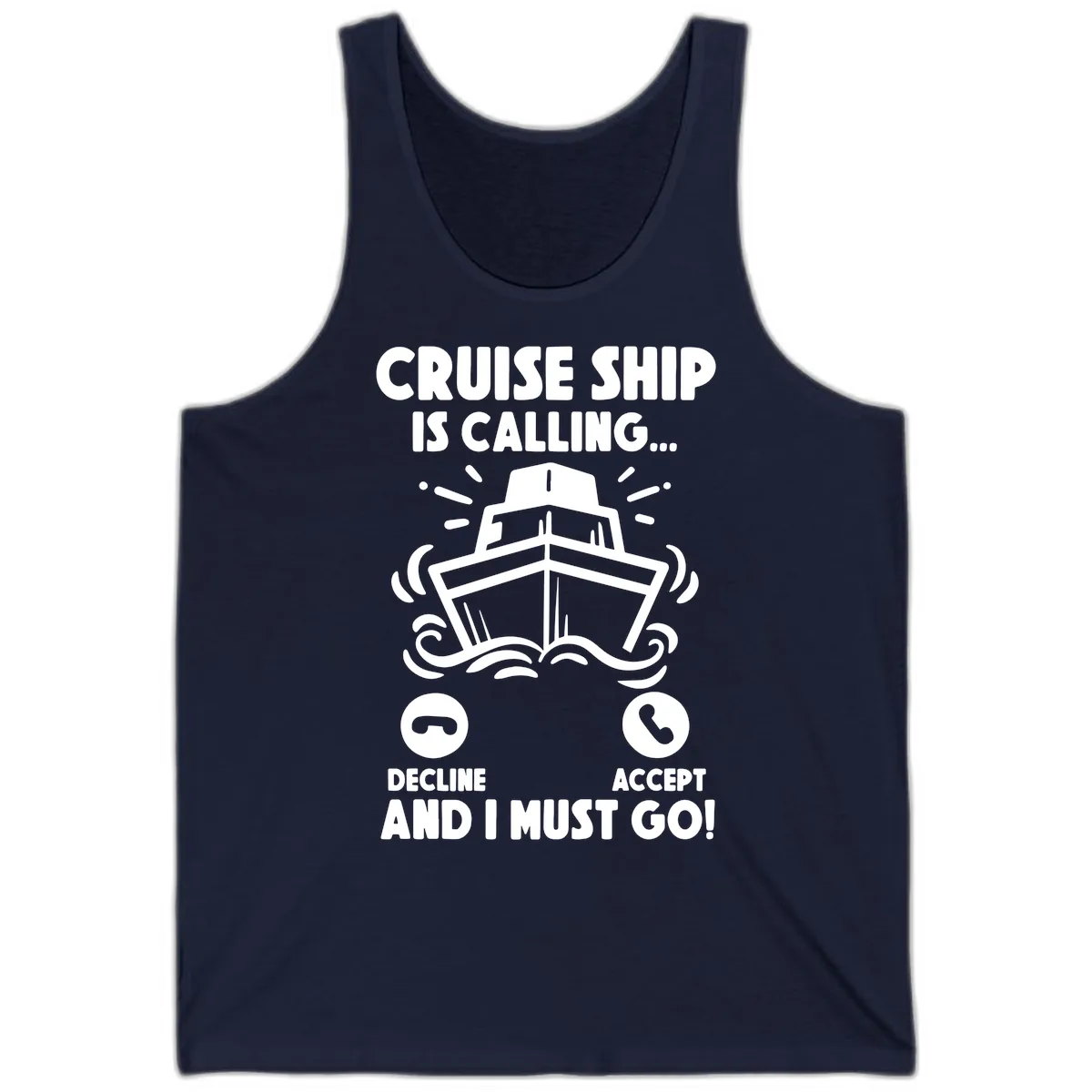 Cruise Ship Is Calling Tank in Navy