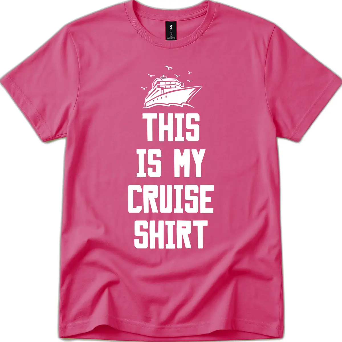 This Is My Cruise Shirt T-Shirt in Heliconia