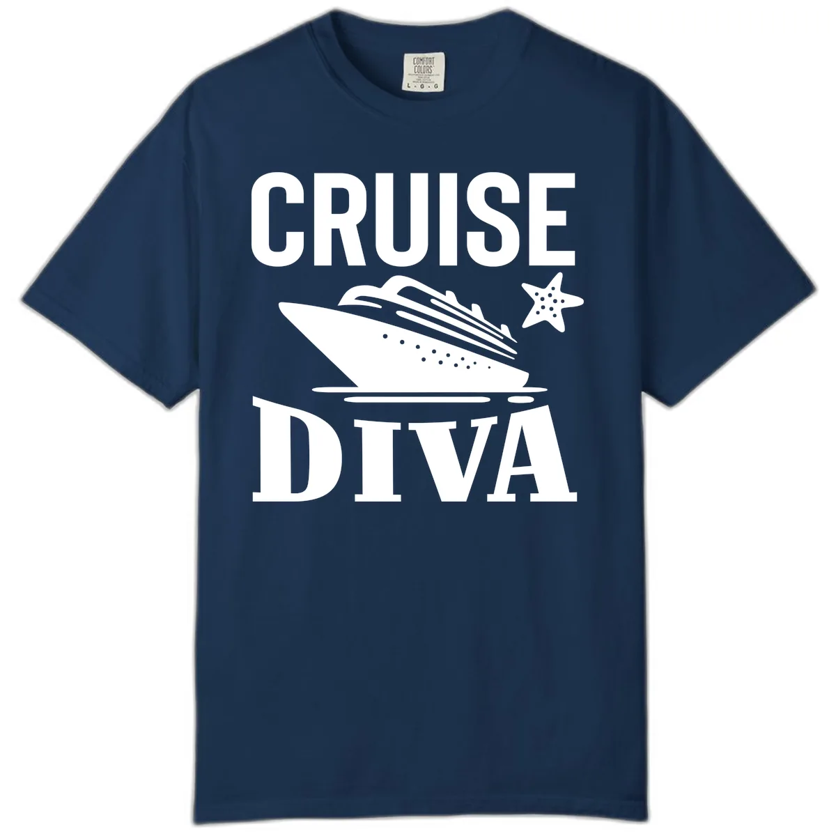 Cruise Diva Comfort Color in Navy