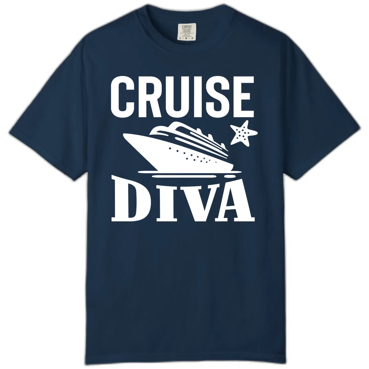 Cruise Diva Comfort Color in True Navy