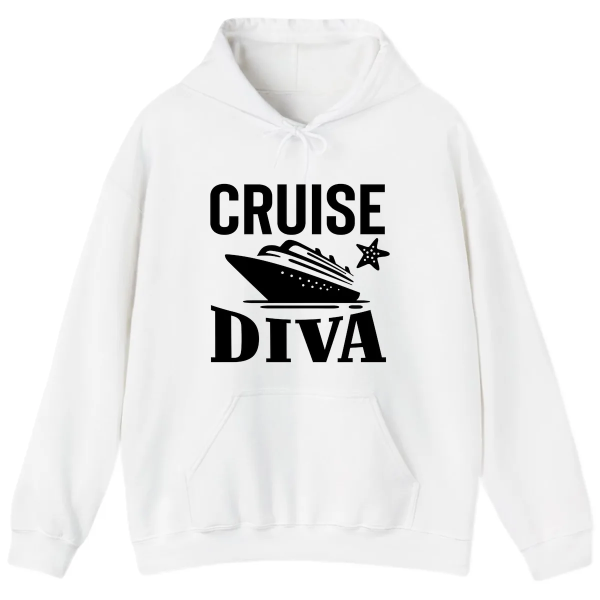 Cruise Diva Hoodie in White