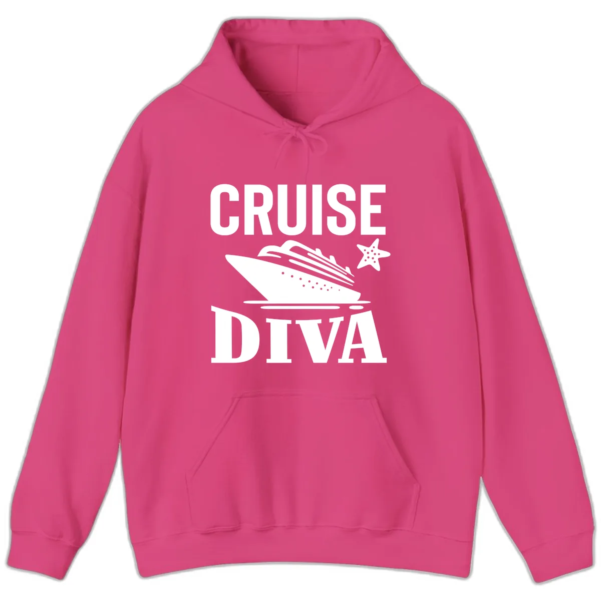Cruise Diva Hoodie in Heliconia
