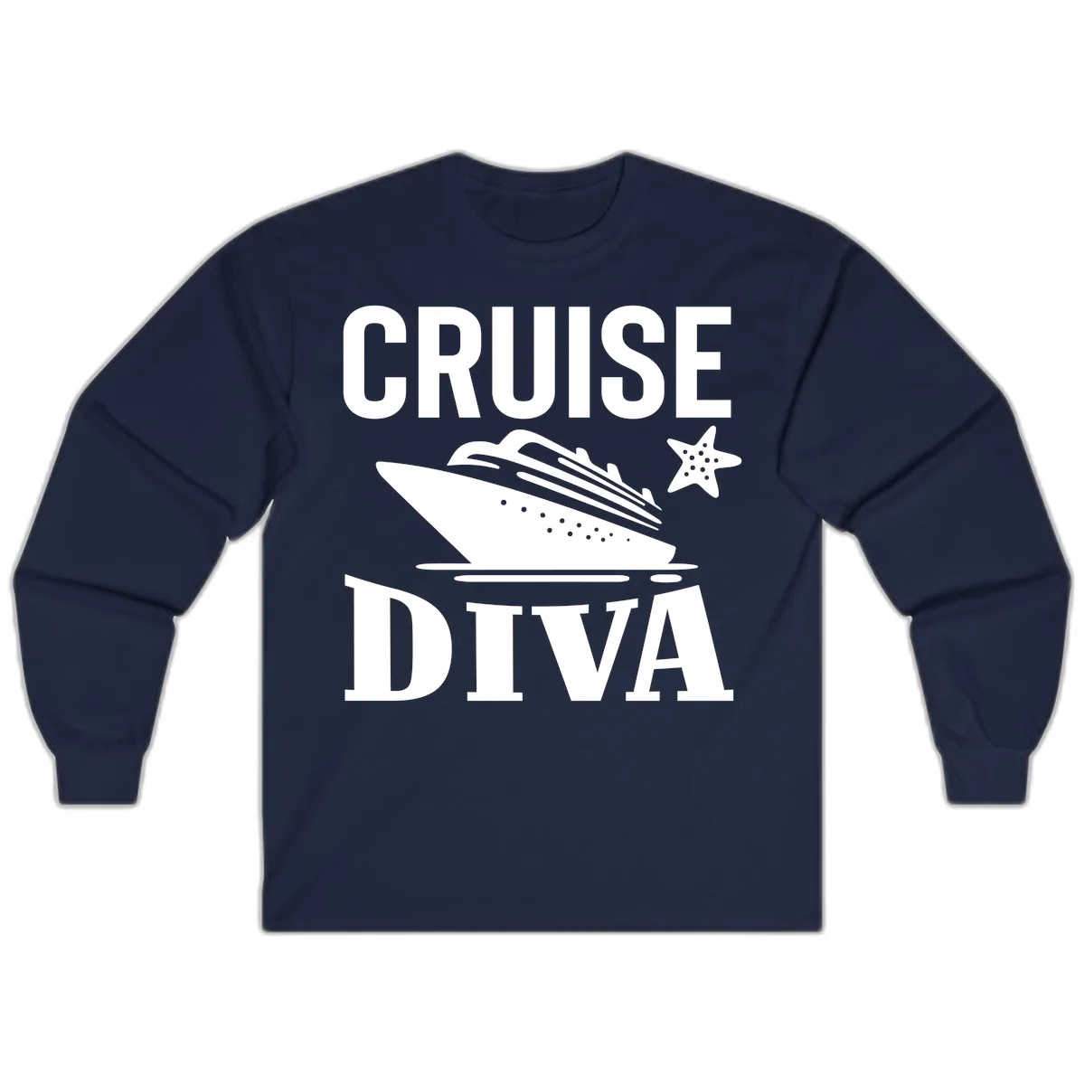 Cruise Diva Long Sleeve in Navy