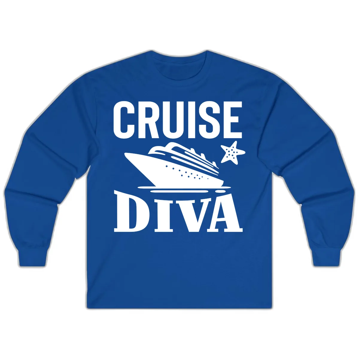 Cruise Diva Long Sleeve in Royal