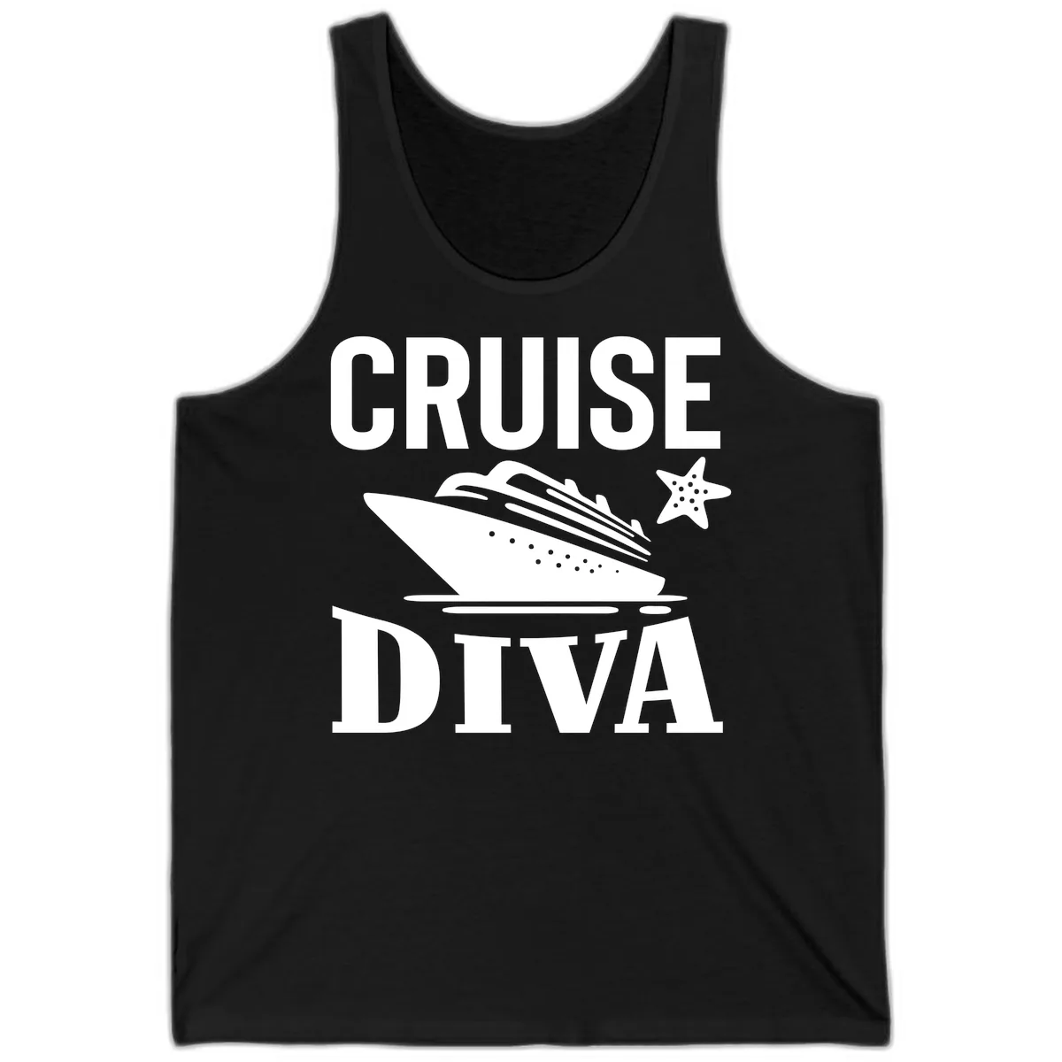 Cruise Diva Tank in Black