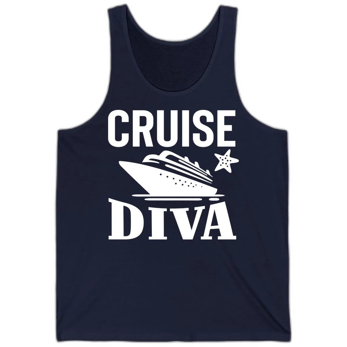 Cruise Diva Tank in Navy