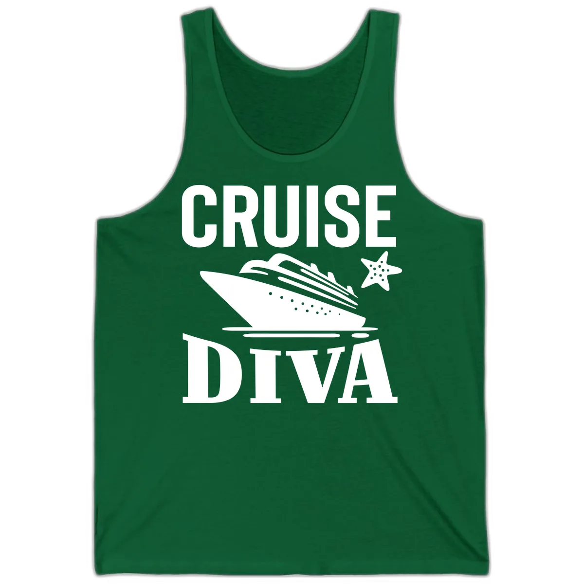 Cruise Diva Tank in Kelly