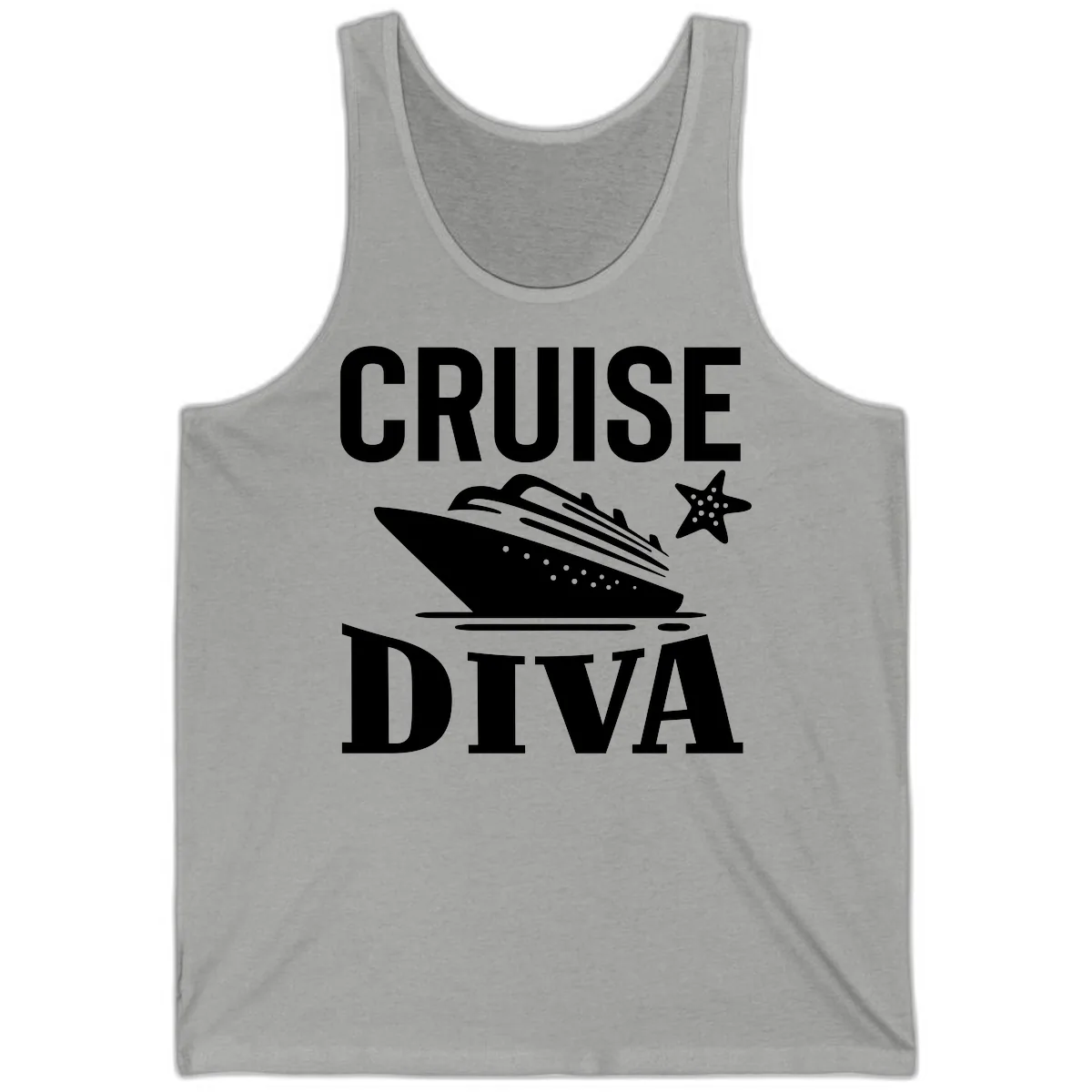Cruise Diva Tank in Athletic Heather