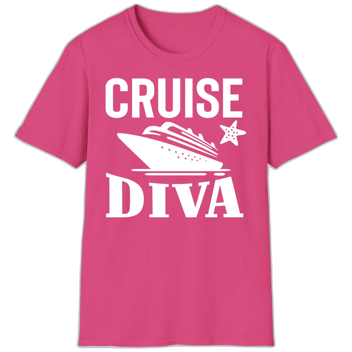 Cruise Diva T-Shirt in Heliconia