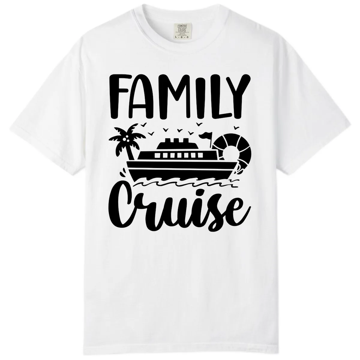 Family Cruise Vacation Comfort Color in White