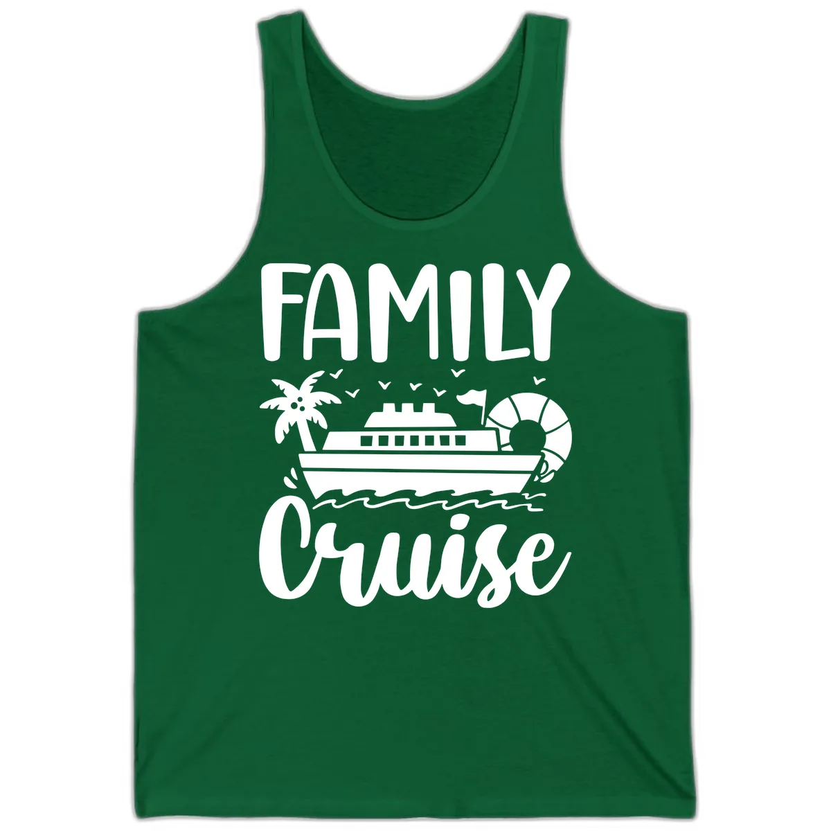 Family Cruise Vacation Tank in Kelly