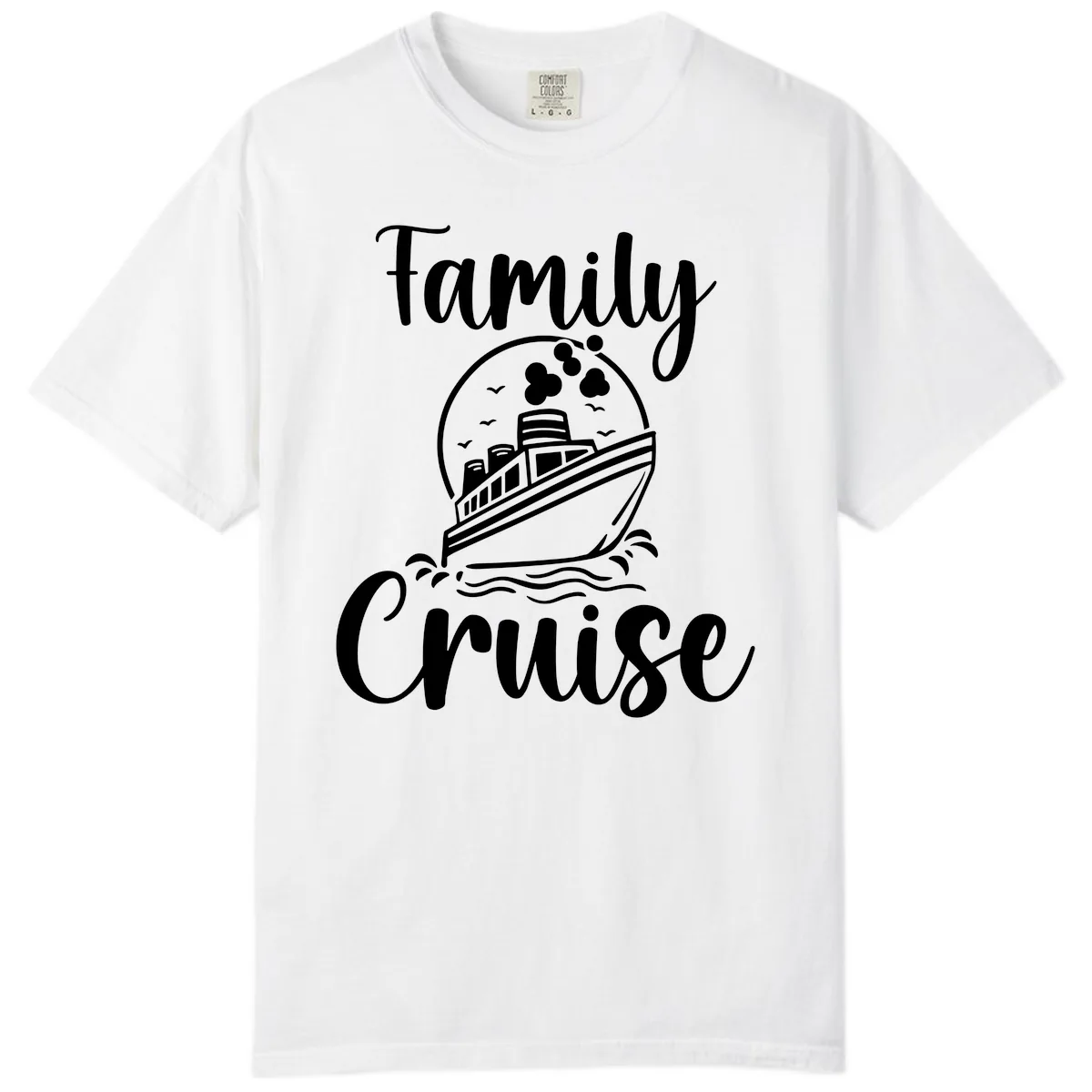 Family Cruise Adventure Ship Comfort Color in White